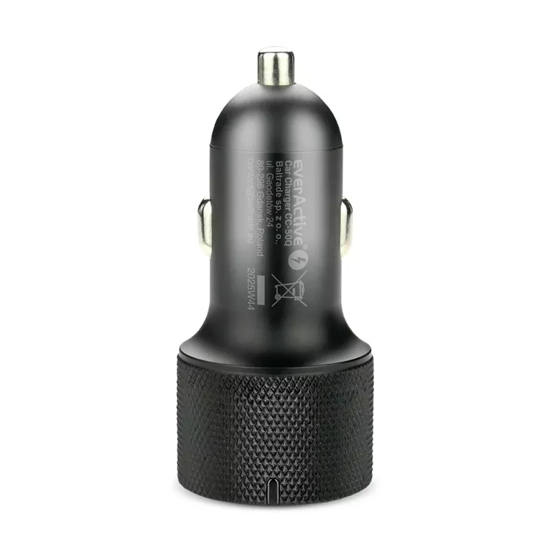 ładowarka samochodowa everActive CC-50Q QC3.0 75W z obsługą Quick Charge 3.0 i portami USB