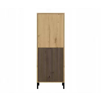 KAMARO 2DK cienki/GŁ dąb ARTISAN DISPLAY CABINET