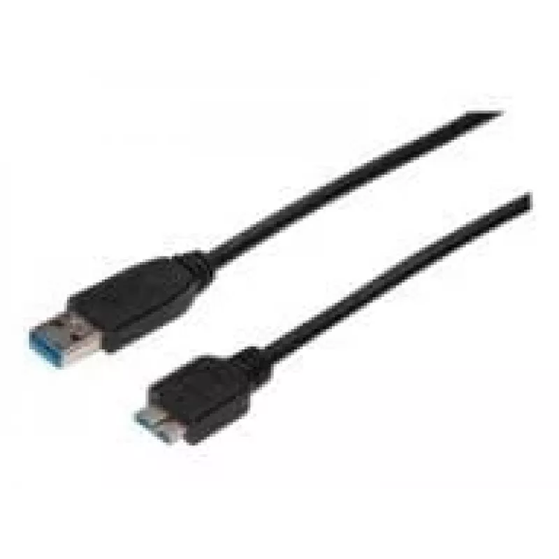 Kabel ASSMANN SuperSpeed USB 3.0, wtyk USB A – wtyk micro USB B, Cu AWG 28, podwójnie ekranowany, dł. 1,0 m (AK-300116-010-S)