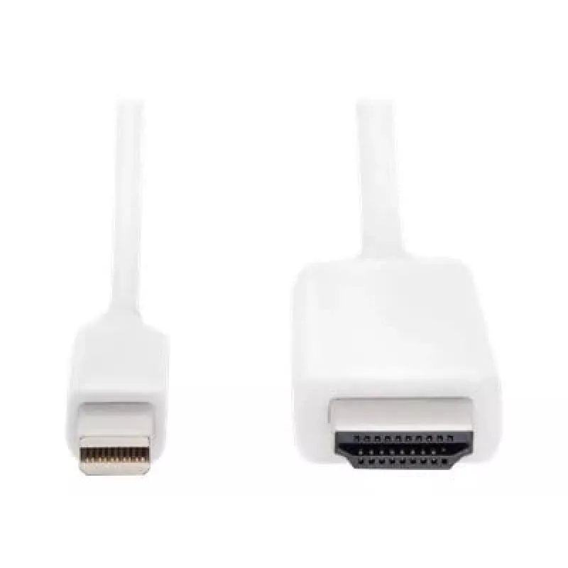 Digitus ASSMANN - Adapterkabel - Mini DisplayPort männlich zu HDMI männlich - 2 m - Dreifachisolierung - weiß - geformt, 4K Unterstützung (AK-340304-0