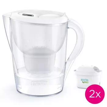 Dzbanek filtrujący wodę BRITA Marella XL o pojemności 3,5 l i z 2 wkładami Maxtra+ Pro