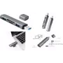 LogiLink UA0394 USB 3.2 Gen 2 Hub z aluminiową obudową, z wbudowanym czytnikiem kart SD, ze wskaźnikiem stanu