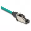 DeLOCK 86016 złącze przewodu RJ45/LSA czarny srebrny męski