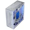 Singularity Computers Wraith ITX/DTX obudowa PC, srebrna