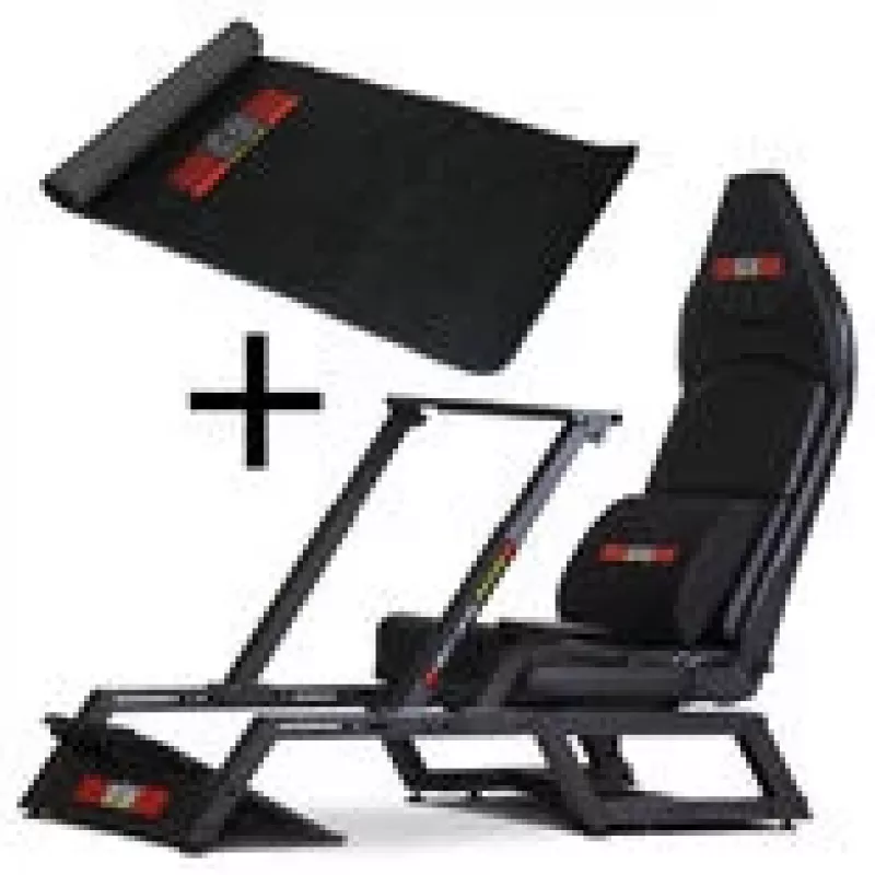 Next Level Racing F-GT Formula > Simulator Cockpit + Floor Mat gaming mat