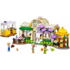 Zestaw LEGO FRIENDS 42671 Kawiarnia z Roślinami i Kwiaciarnia – zestaw do zabawy z funkcjami kawiarni i kwiaciarni