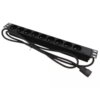 Listwa zasilająca Alantec PZ09U 1,8 m 9 gniazd AC wewnętrzna czarna
