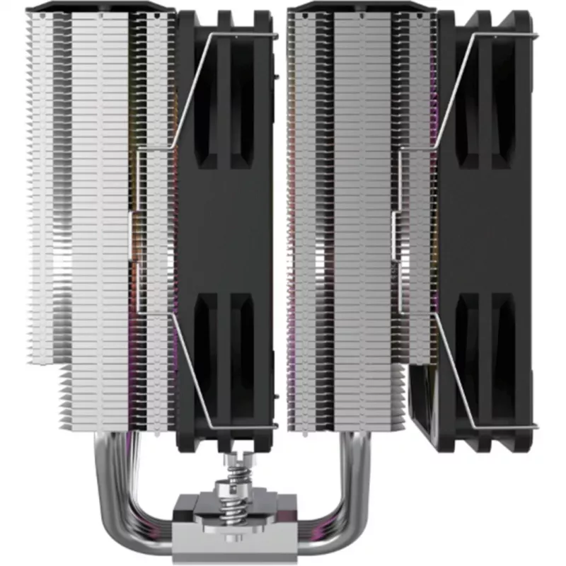 Chłodzenie CPU Silentware Titan RGB dwuwieżowe z 6 rurkami cieplnymi i 2 wentylatorami PWM A-RGB 120 mm