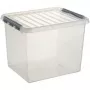 Pojemnik archiwizacyjny Helit H6162702 Q-line, 52 l, przezroczysty