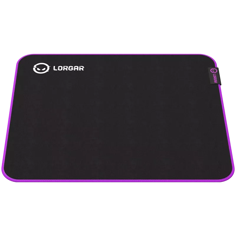 Podkładka pod mysz gamingowa Lorgar LRG-GMP313 Czarno-Fioletowa 360x300mm