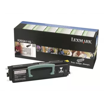 Lexmark Toner X203A11G - Czarny - Wydajność: 2.500 stron (X203A11G)