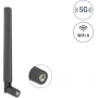 Antena dookólna DELOCK 5G LTE GNSS WiFi 6 wtyk SMA 0,9–4,1 dBi 183 mm z przegubem uchylnym