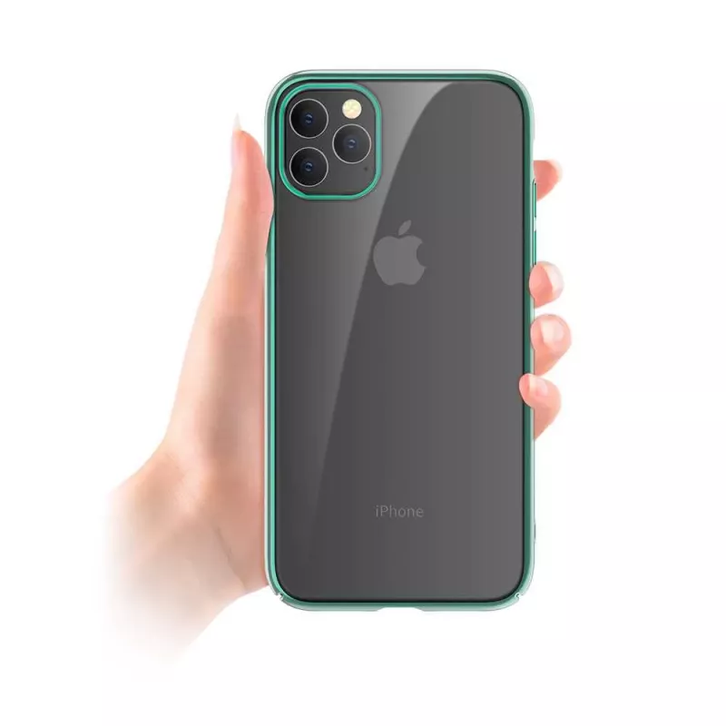 Twarde etui ochronne z serii Devia Glimmer do iPhone 11 Pro, zielone, plecki z PC