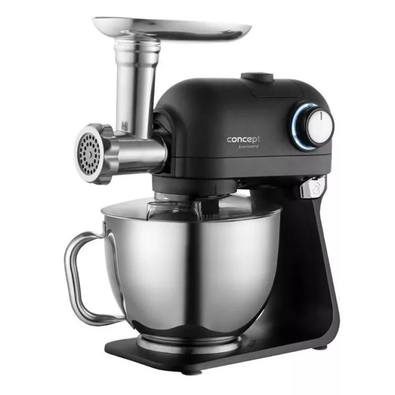 Mikser stojący Concept RM8000 – robot kuchenny 1200 W, czarny