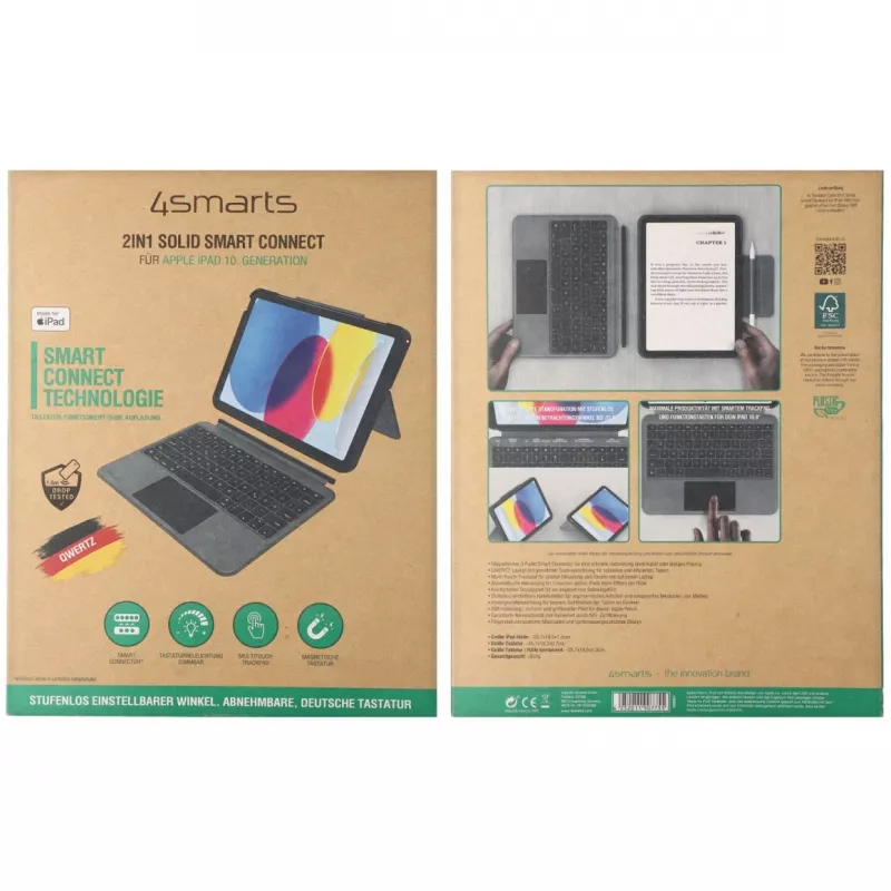 Folio Case 4smarts 540964 dla iPada 10,9 cala, grafitowy