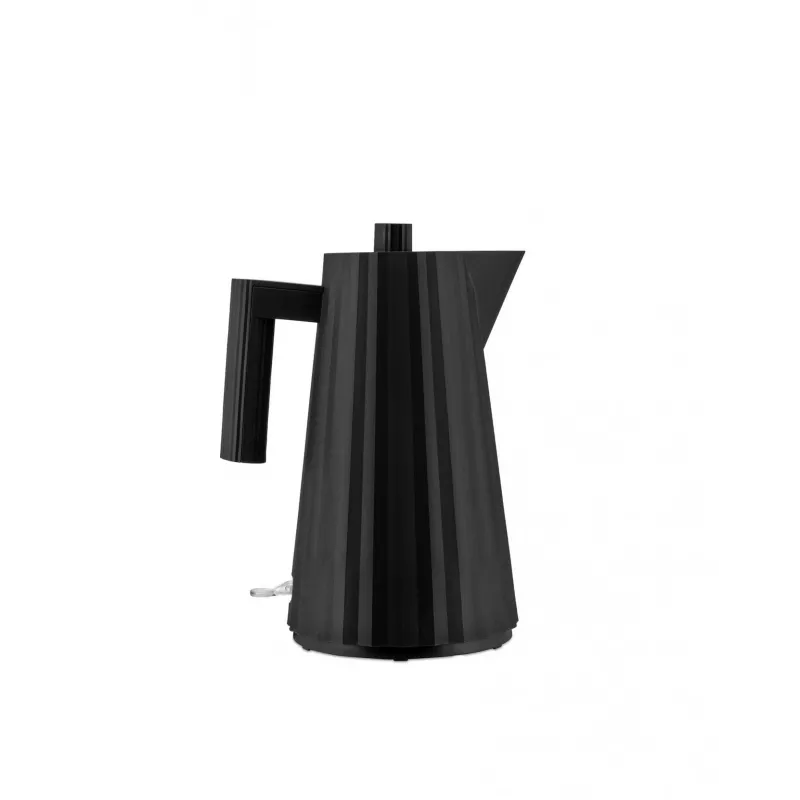 Alessi MDL06 B Plisowany Czajnik Elektryczny, Czarny Wtyk Euro