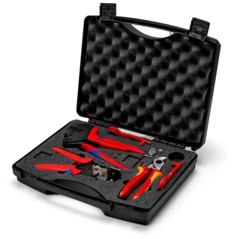 Knipex 97 91 04 V02 zestaw narzędzi do złączy fotowoltaicznych MC4