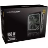 LC Power Super Silent Modular Series LC6550M V2,31 - Zasilacz (wewnętrzny) - ATX12V 2,3 - EPS12V - 80 PLUS Gold - AC 110-240 V - 550 Watt - aktywny PFC - Hammeczerwony Czarny (L