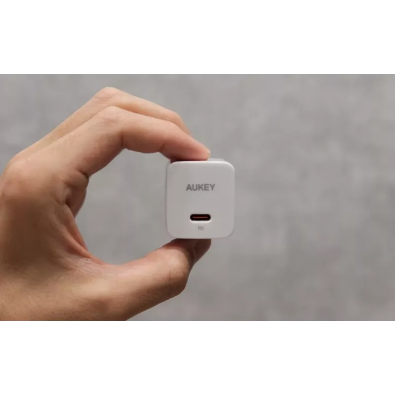 Mini ładowarka sieciowa PA-Y20S Biała 1xUSB-C 20W PD Power Delivery