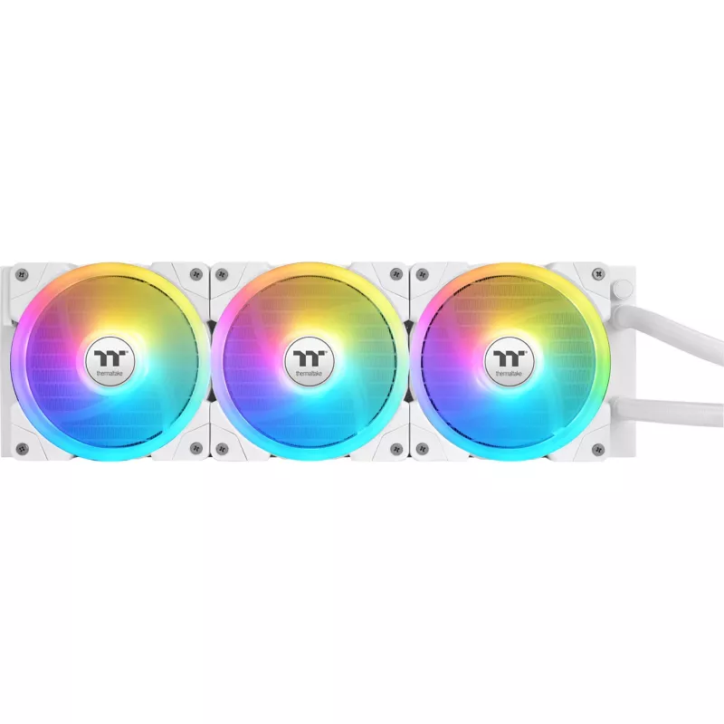 Zestaw chłodzenia cieczą All-in-one THERMALTAKE MAGFloe 420 Ultra ARGB z wentylatorami 140 mm, 500–2000 RPM, biały