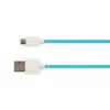 Kabel USB 2.0 IBOX IKUMD3A — USB A na Micro-USB B, 1 m, niebieski