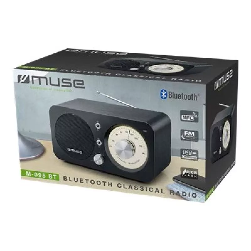 Muse | M-095 BT | Funkcje NFC | Czarny