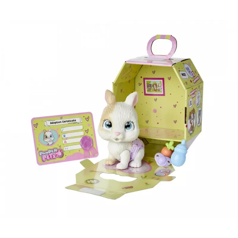 Pluszowa zabawka SIMBA Pamper Petz Rabbit (Diaper Gang) model 105953052, miękki pluszak