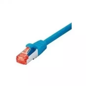 Tecline - Kabel krosowy - RJ-45 (M) do RJ-45 (M) - 1,5 m - SFTP, PiMF - CAT 6 - Bezhalogenowy, Snagless - Niebieski (715015B)