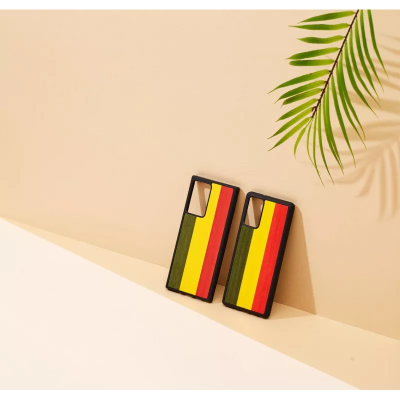 Etui na telefon Man and Wood dla Samsung Galaxy Note 20 Ultra, reggae Czarny