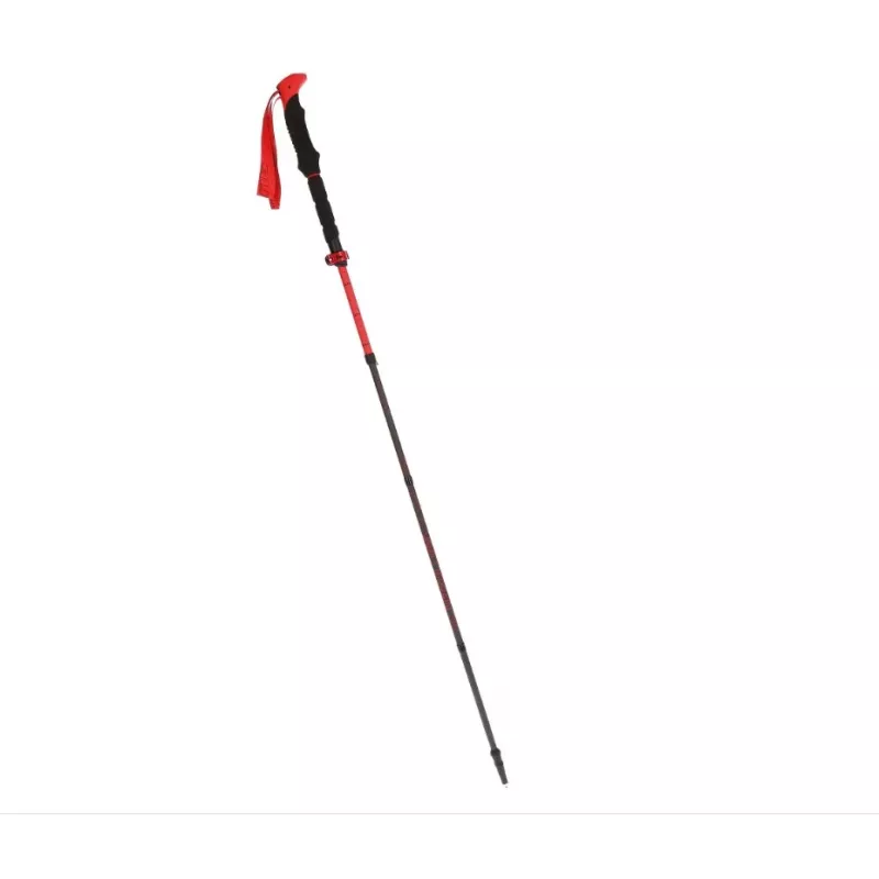 Kijki do nordic walking Viking SPIDER FS czarno-czerwone UNI – regulowane kijki trekkingowe