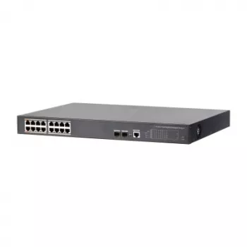 Przełącznik sieciowy Dahua Technology PoE DH-PFS4218-16GT-240 zarządzalny Gigabit Ethernet (10/100/1000) Power over Ethernet (PoE) czarny