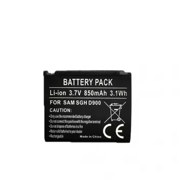 Bateria extra digital DV00DV1201 do SAMSUNG D900 D908 E780 E788 — 3,7 V 1000 mAh
