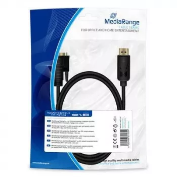 Karta wideo adaptera MediaRange MRCS199 2m DisplayPort DVI Czarny
