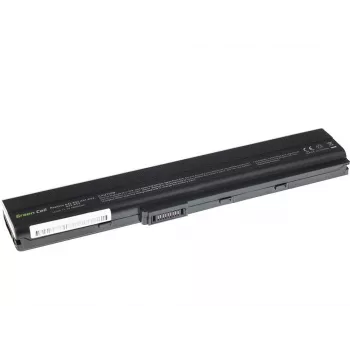 Bateria zielony Cell AS02 do serii ASUS K52 — Li‑Ion 4400 mAh, 11,1 V, 6 ogniw, czarna
