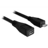 Kabel USB DeLOCK 83248 USB 2.0 1 m Micro-USB B Czarny