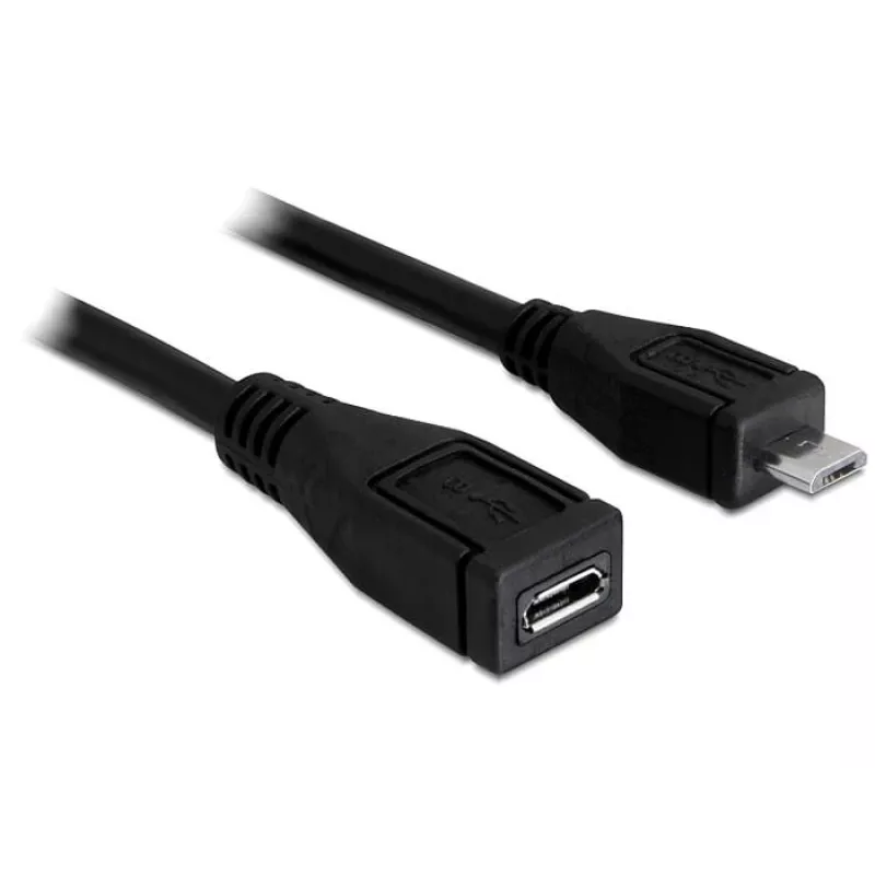 Kabel USB DeLOCK 83248 USB 2.0 1 m Micro-USB B Czarny