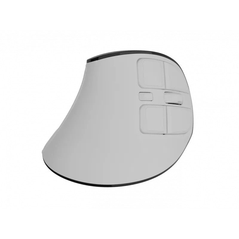 Bezprzewodowa mysz pionowa NATEC Euphonie Pro Bluetooth 5.0, 4000 DPI, programowalna, cicha, biała