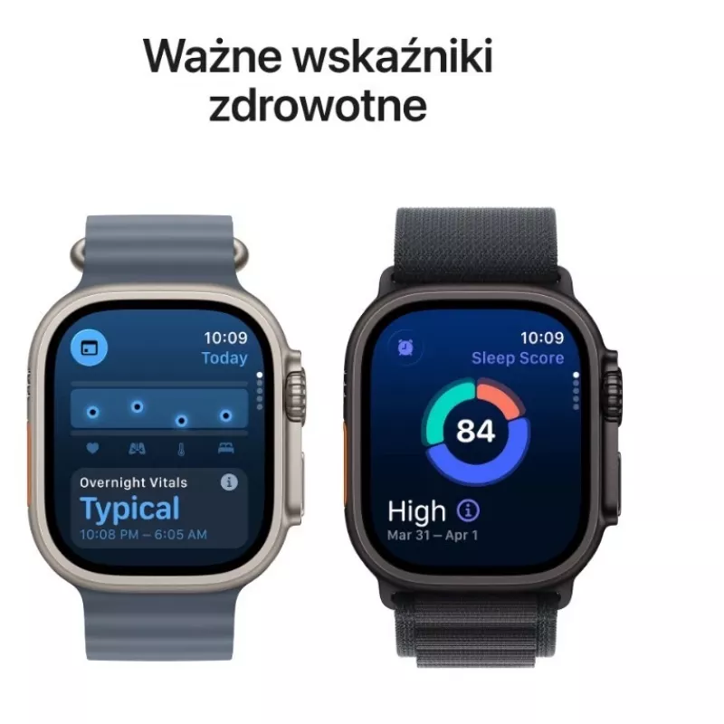 Smartwatch Apple Watch Ultra 3 GPS + Cellular 49mm Czarna Tytanowa Koperta z Czarną Tytanową Pętlą Milanese Średnia