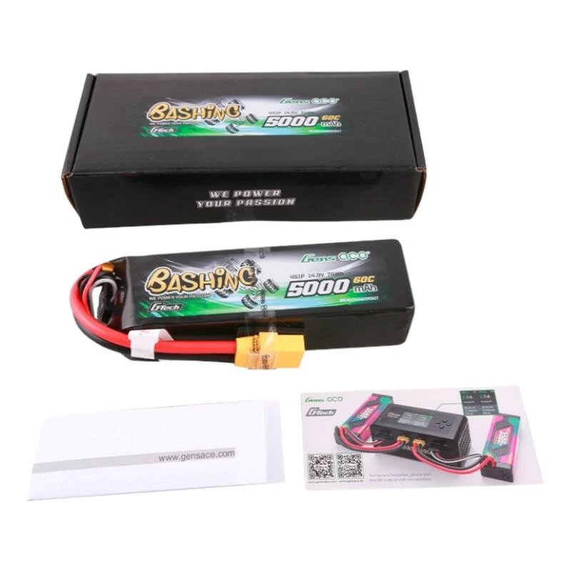 Bateria Gens ace G-Tech 5000mAh 14.8V 4S1P 60C Lipo Pack