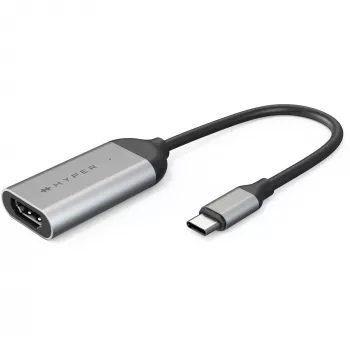 HYPER HD-H8K USB Type-C HDMI Stal nierdzewna