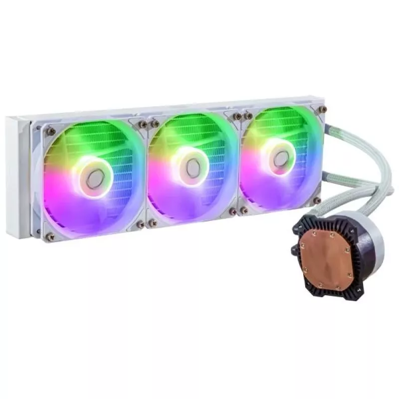 Zestaw chłodzenia cieczą Cooler Master MasterLiquid 360L Core ARGB Biały 12 cm wentylatory
