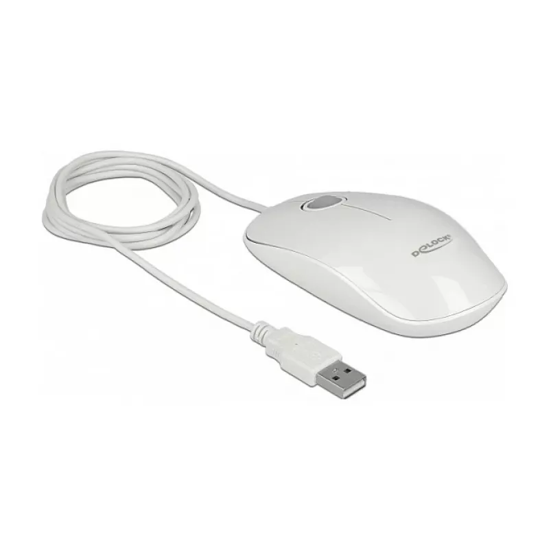 mysz DeLOCK 12537 USB Type-A Optyczny 1200 DPI