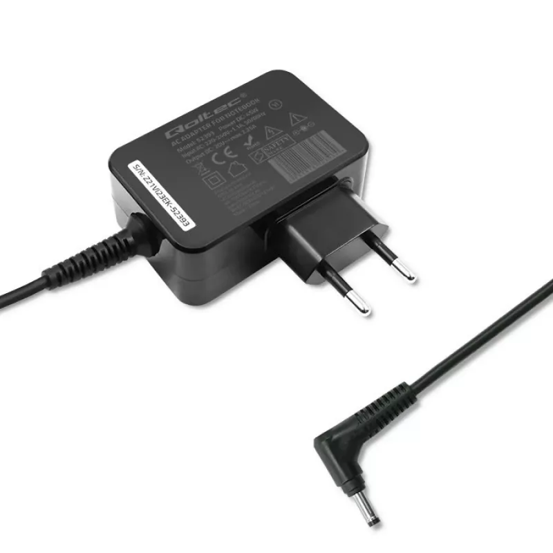 Zasilacz sieciowy QOLTEC 45W 20V 2,25A do urządzeń przenośnych, model 52393