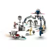 LEGO Star Wars Clone Trooper & Battle Droid Battle Pack Building Toys for Kids with Speeder Bike Vehicle 4 Minifigures and 5 figurki Gifts for Boys