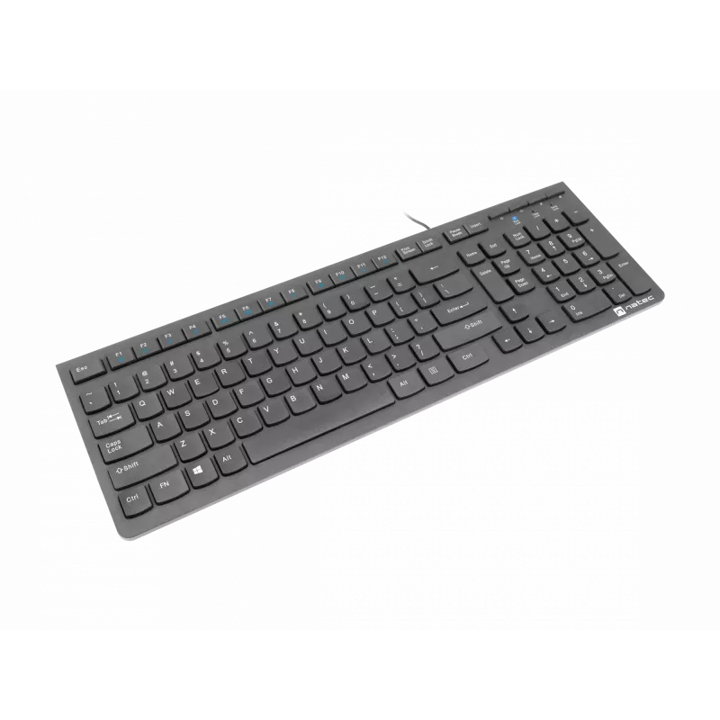 Natec Discus 2 - Klawiatura - QWERTY - US - Czarny