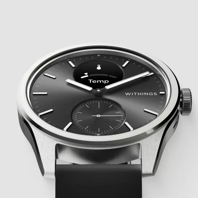 Hybrydowy smartwatch Withings ScanWatch 2 Czarny