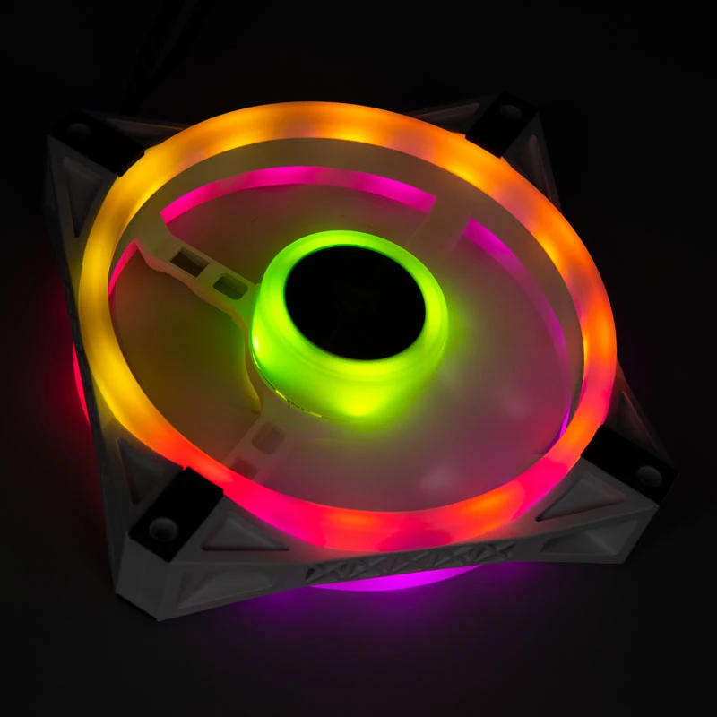 Corsair iCUE QL120 120mm ARGB wentylator obudowy - Biały