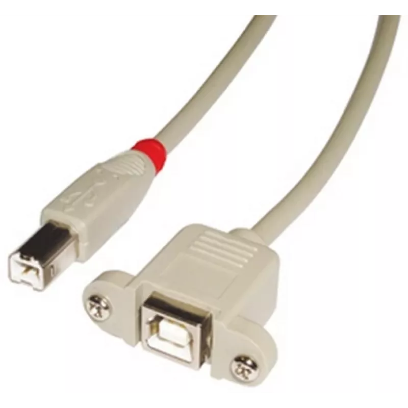 Lindy 31801 Kabel USB USB 2.0 1 m USB B Szary