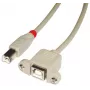 Lindy 31801 Kabel USB USB 2.0 1 m USB B Szary