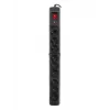 Listwa przeciwprzepięciowa Armac M9/15/CZ czarna 9 gniazd AC 250V 1.5m